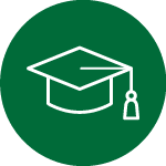 scholar grad hat icon